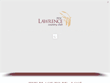 Tablet Screenshot of lawrencecountryclub.com